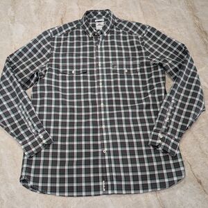 Lacoste Men's Green Plaid Shirt